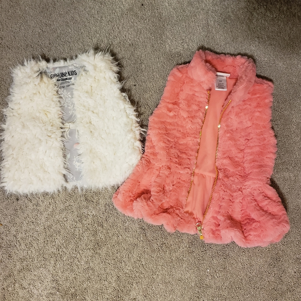 2 Girls Vest 18 months